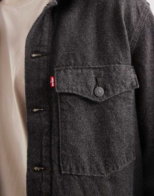 Levi's – Embarcadero Station – Jacke in Dunkelgrün, 5 von 5