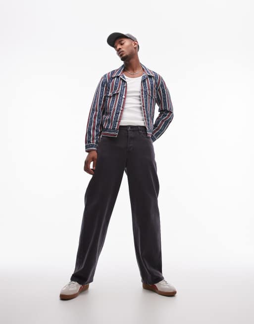 Levi's Embarcadero station stripe logo denim jacket relaxed