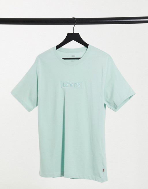 Levi's embroidered logo t-shirt in harbor grey