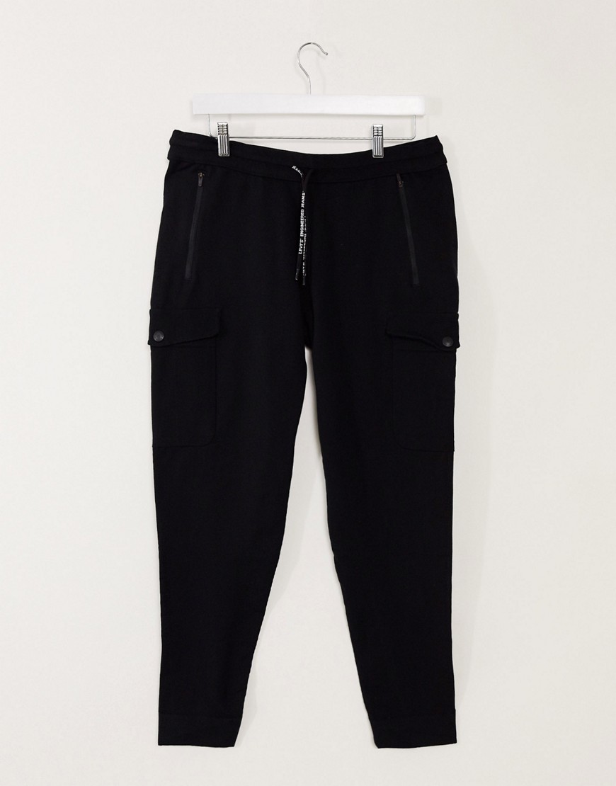 Levi's engineed cargo trousers-Black