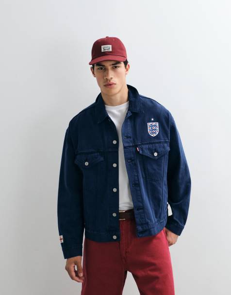 Levi's - England - Veste en jean d'ensemble style camionneur - Bleu délavé - view 1