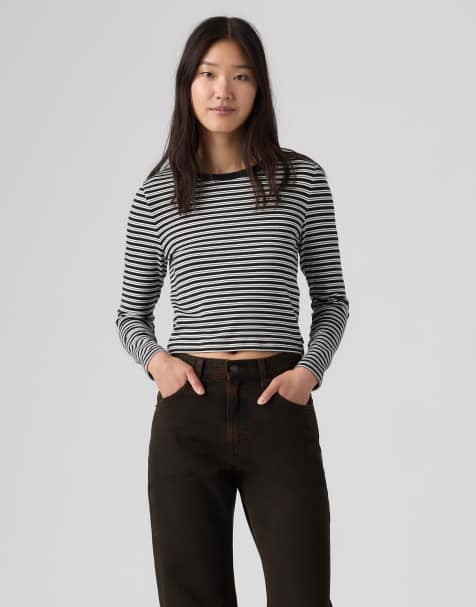 Levi's Essential baby long-sleeve tee in black - view 1