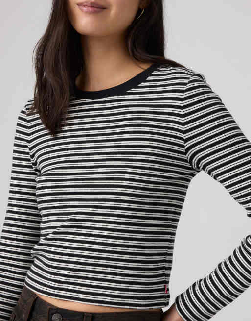 Levi's Essential baby long-sleeve tee in black, 3 of 4