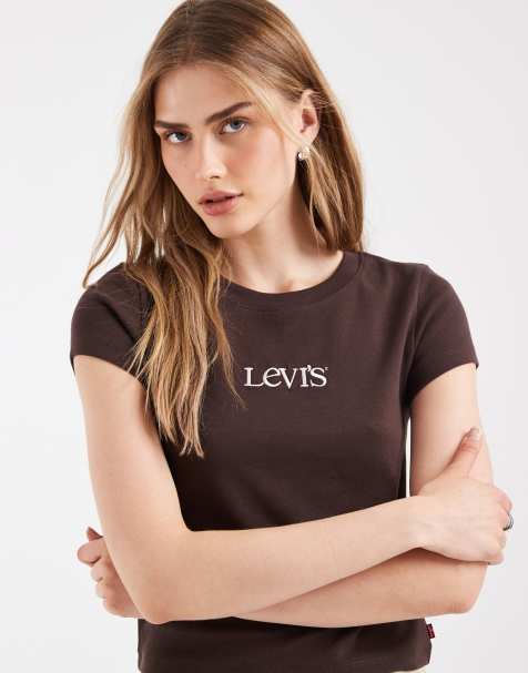 Levi's essential baby t-shirt i brun - view 1
