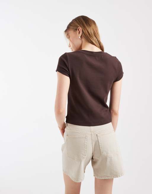 Levi's essential baby t-shirt in brown, 4 of 4