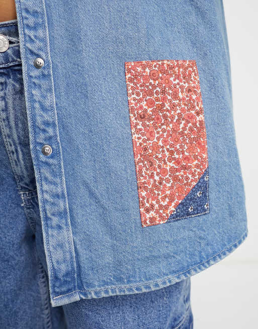 Graphic denim hot sale