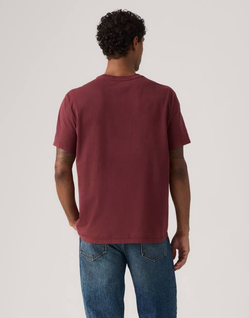 Levi's Essential pocket tee in red, 2 of 4