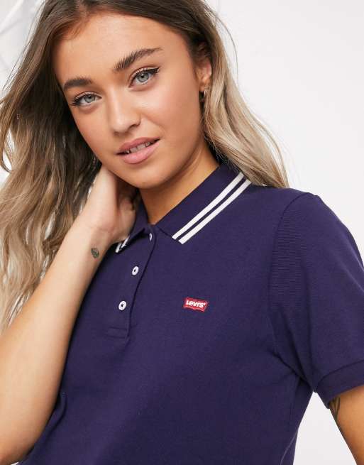 Levi s Essential Polo shirt in Blue ASOS