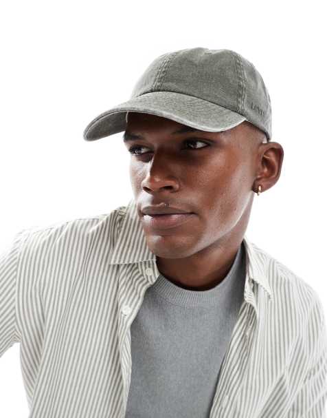 Levi's essential side logo baseball cap in olive green - view 1