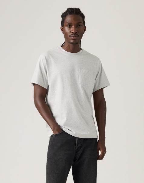 Levi's - Essential - T-shirt avec poche - Neutre - view 1