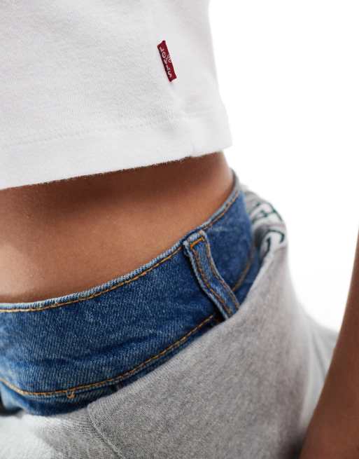 Levi's - Essential - T-shirt sportiva bianca, 2 di 4