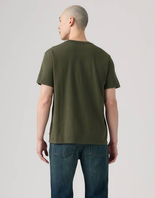 Levi's Essential tee in green, 2 of 4