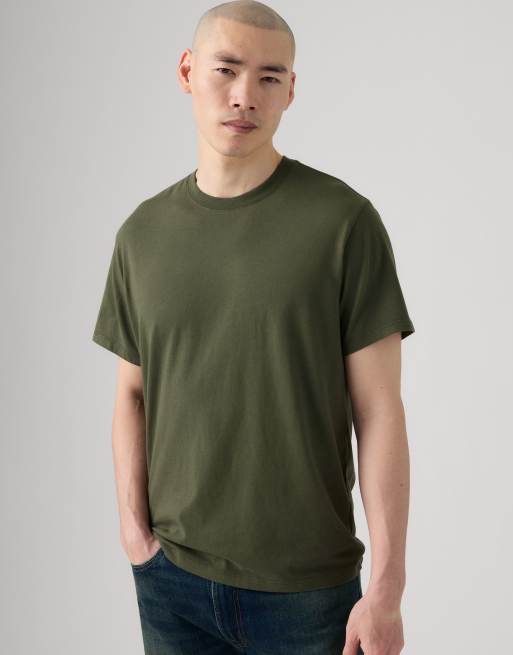 Levi's Essential tee in green, 4 of 4
