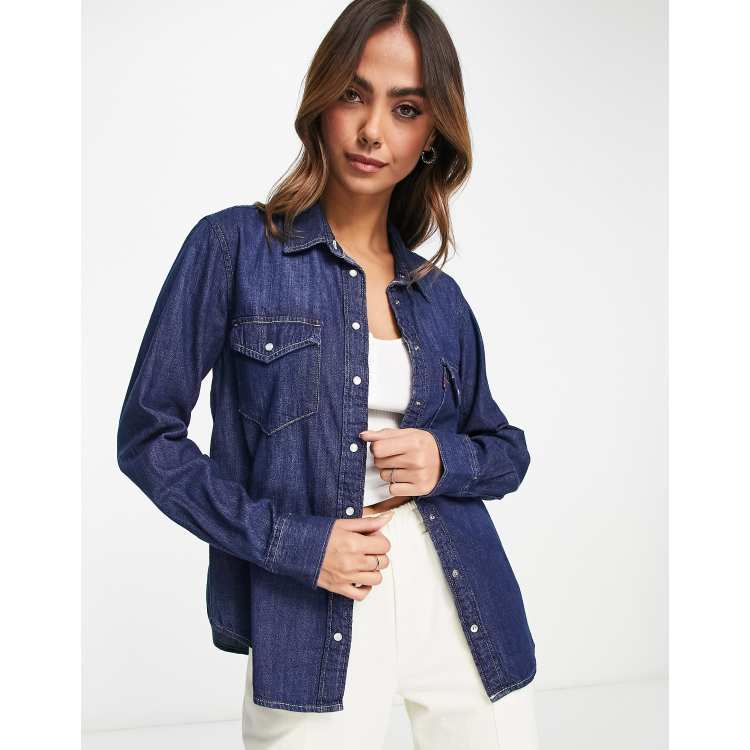 Levis denim shirt clearance for ladies