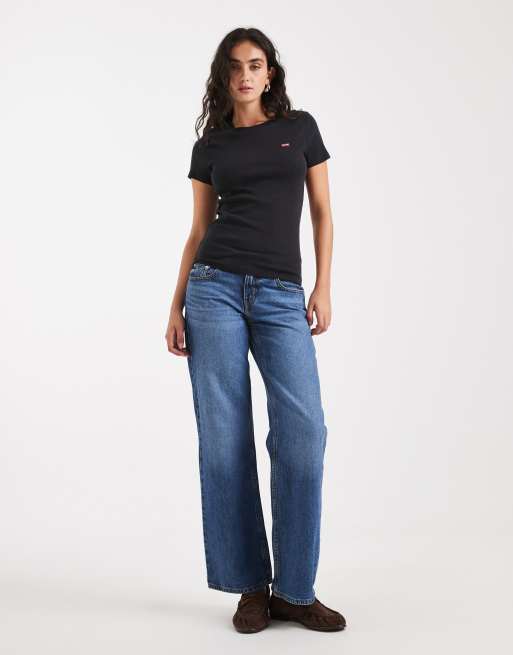 Levi's – Essential – Zestaw 2 T-shirtów w kolorze czarnym i białym z logo, 2 z 4