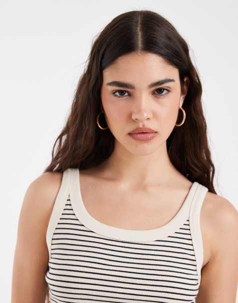 Levi's - Essentials - Brunstribet tanktop med ribber - view 1