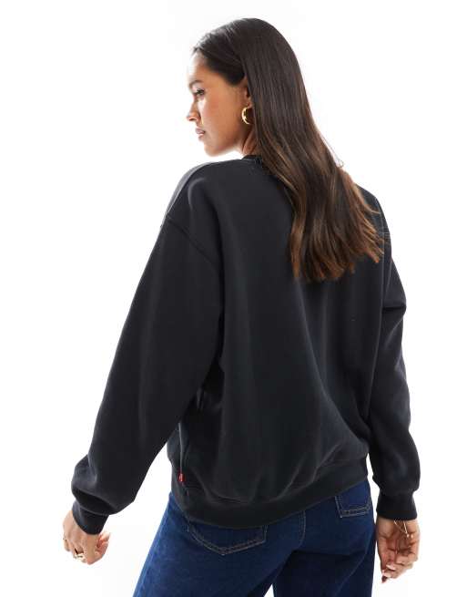 Levi black sweatshirt best sale