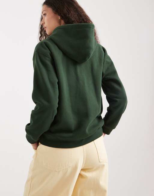 Levi's Everyday hoodie with glitter logo in green, 4 of 4