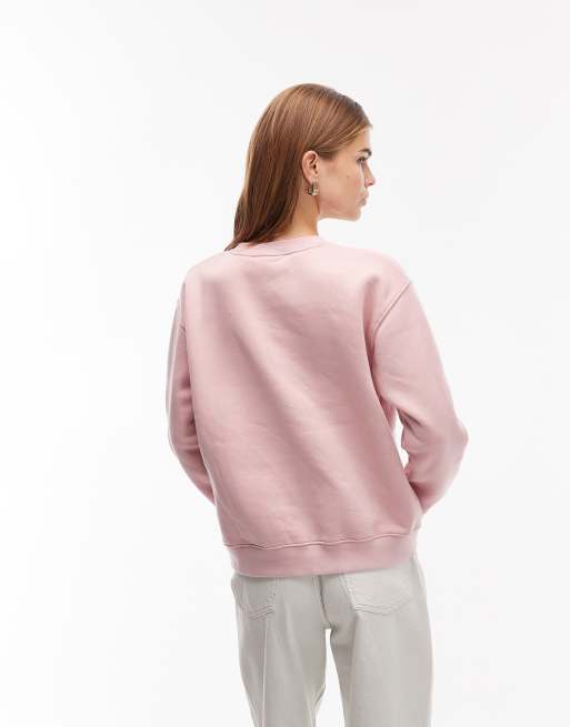 Levi's – Everyday – Różowa bluza z grafiką z logo, 4 z 4