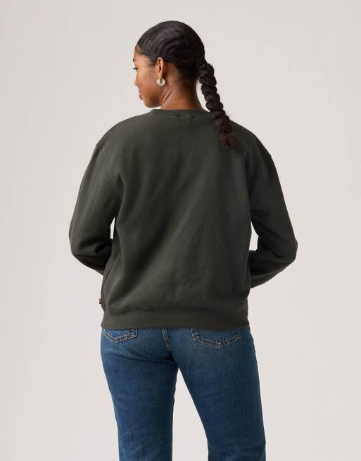 Levi's – Everyday – Sweatshirt in Schwarz mit Rundhalsausschnitt und Grafikprint, 3 von 4