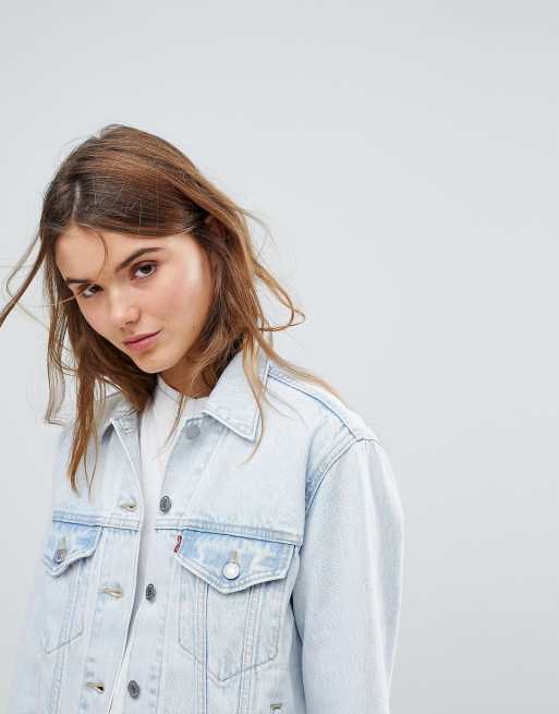 Levi's ex boyfriend trucker jacket soft as on sale butter