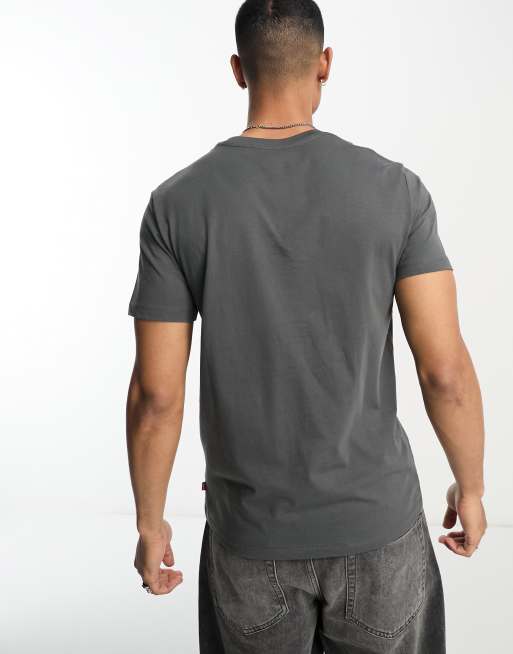 Levi's exclusive to ASOS t-shirt in black with placement all over neon logos, 2 of 4