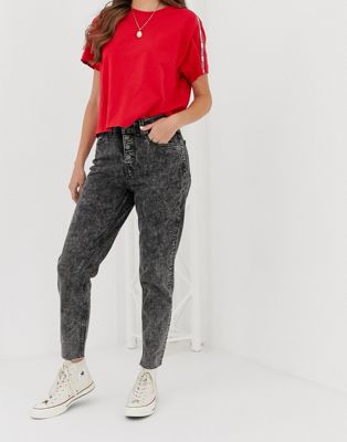Levi's exposed button mom jeans | ASOS