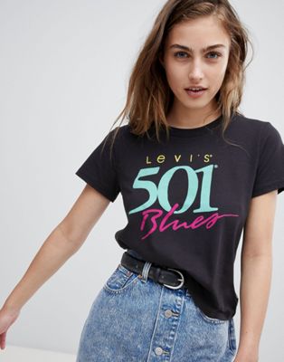 levi's 501 t-shirt