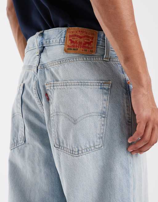 Levi's extra baggy jeans in stone wash , 5 of 5