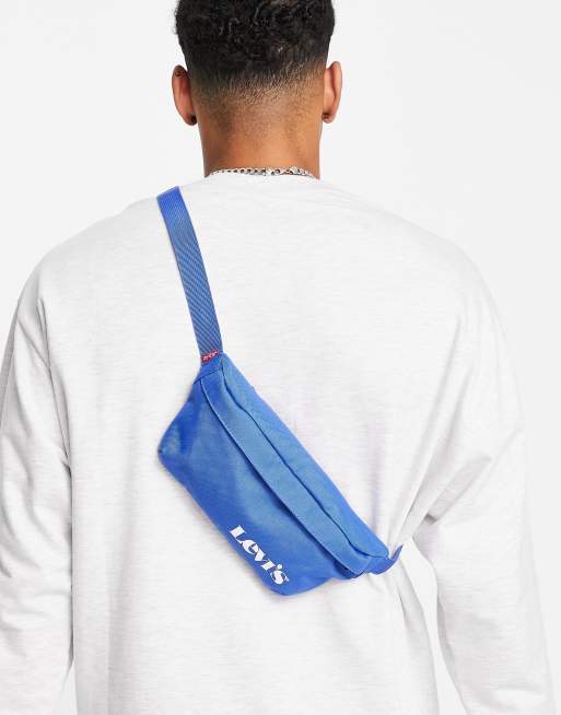 Levi s fanny pack in blue with small logo ASOS