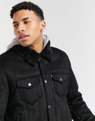 levi's shearling trucker jacket