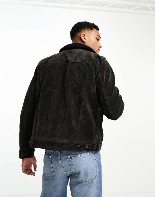 Levi's charcoal shop trucker jacket