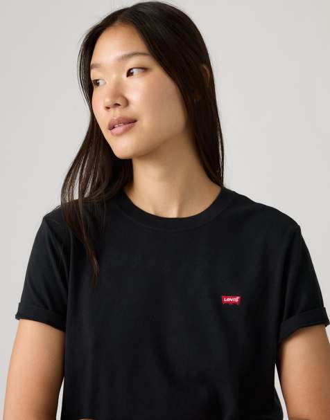 Levi's – Favorite – T-Shirt aus Baumwolle in Schwarz - view 1