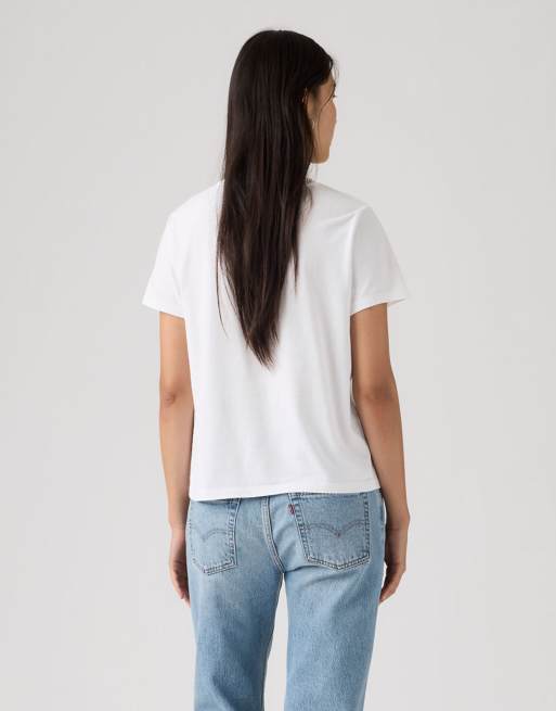 Levi's - Favorite - T-shirt en coton - Blanc, 4 de 4