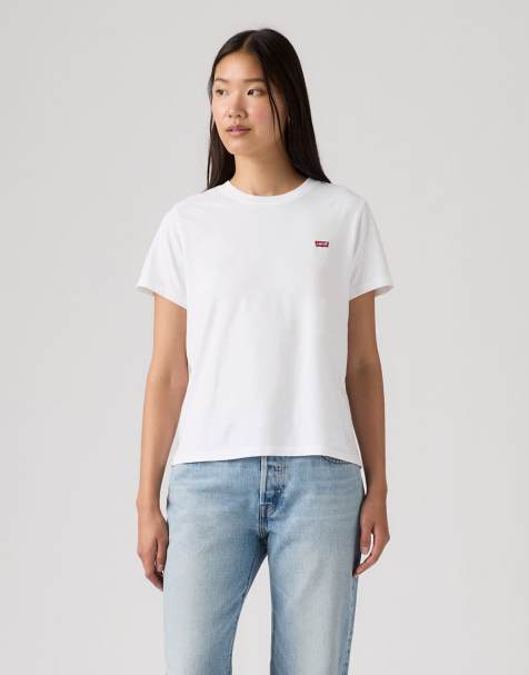 Levi's - Favorite - T-shirt van katoen in wit - view 1