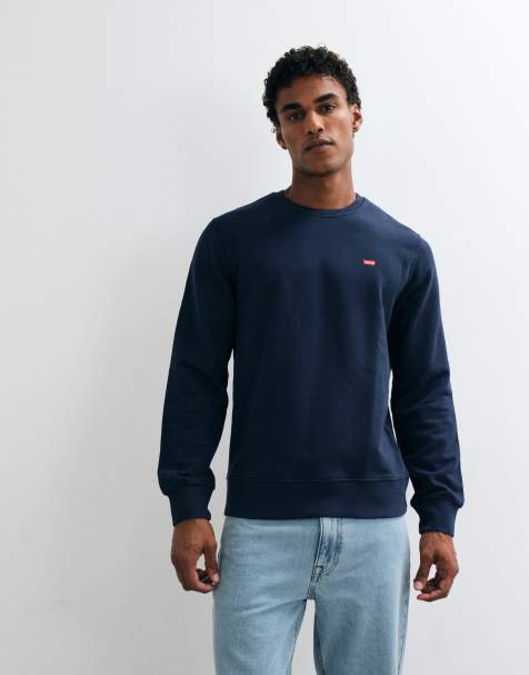 Levi's - Felpa blu navy con logo originale - view 1