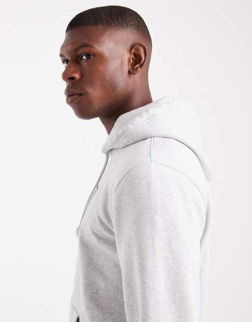 Levi's - Felpa con cappuccio standard grigio mélange con logo batwing, 5 di 5