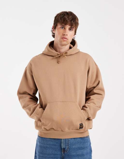 Levi's felpa con cappuccio Workwear color cammello, 1 di 5