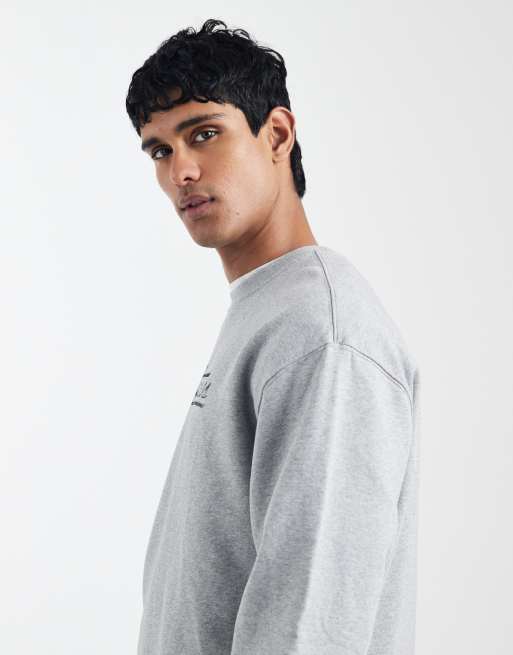 Levi's felpa relaxed con stampa grafica grigia, 4 di 5