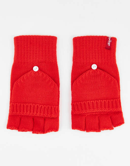 Levi's - Fingerløse vanter i rød