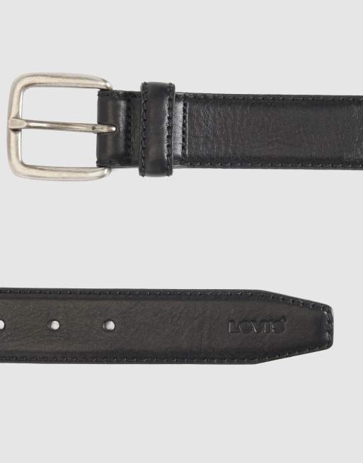 Levi's Finn Gürtel mit faux-feather-Kante in Schwarz, 2 von 4