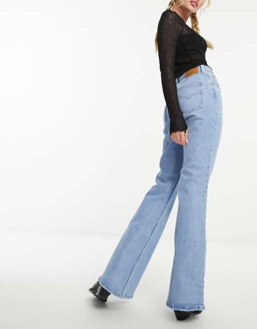 Levi's - Flared jeans met hoge taille in jaren 70 stijl in lichtblauw, 5 van 5
