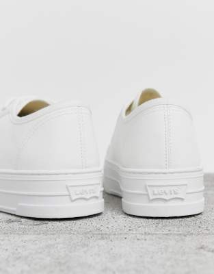 levi's flatform lace up trainer