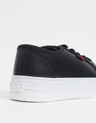 levi's flatform lace up trainer