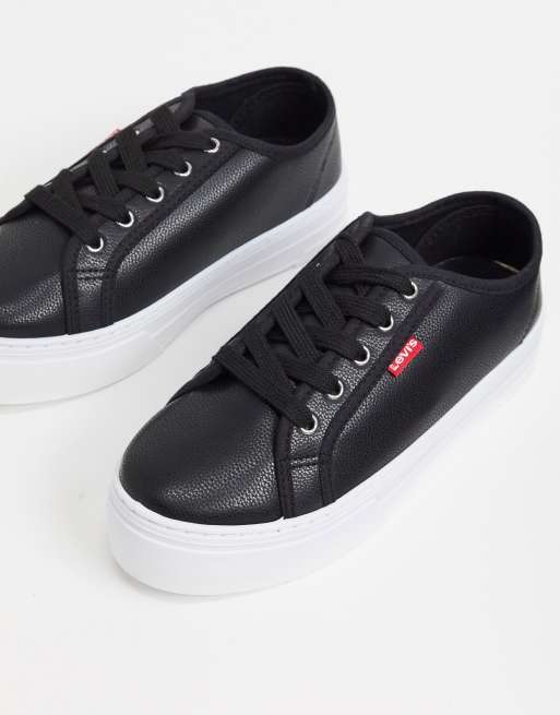 Levi's flatform lace up on sale trainer