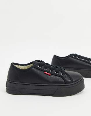 levi flatform trainers