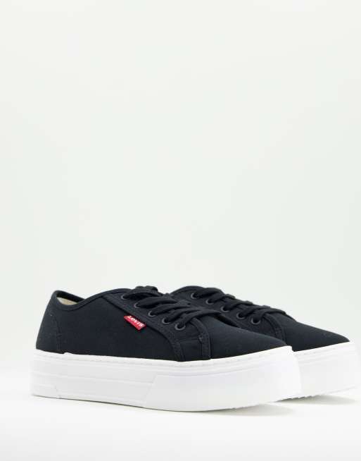 Levi's flatform lace on sale up trainer