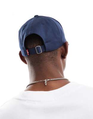 Levi's Flexfit Batwing Logo Baseball Cap In Blue