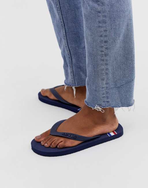 Levi flip flops womens hot sale