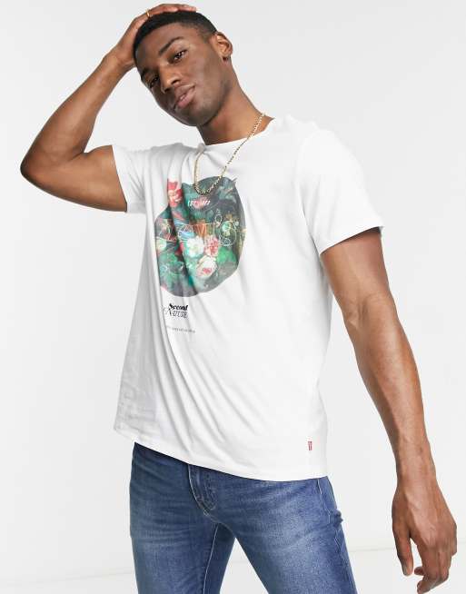 levis floral t shirt